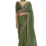 Womens Georgette Saree For Womens (SSFB-SARI2845)